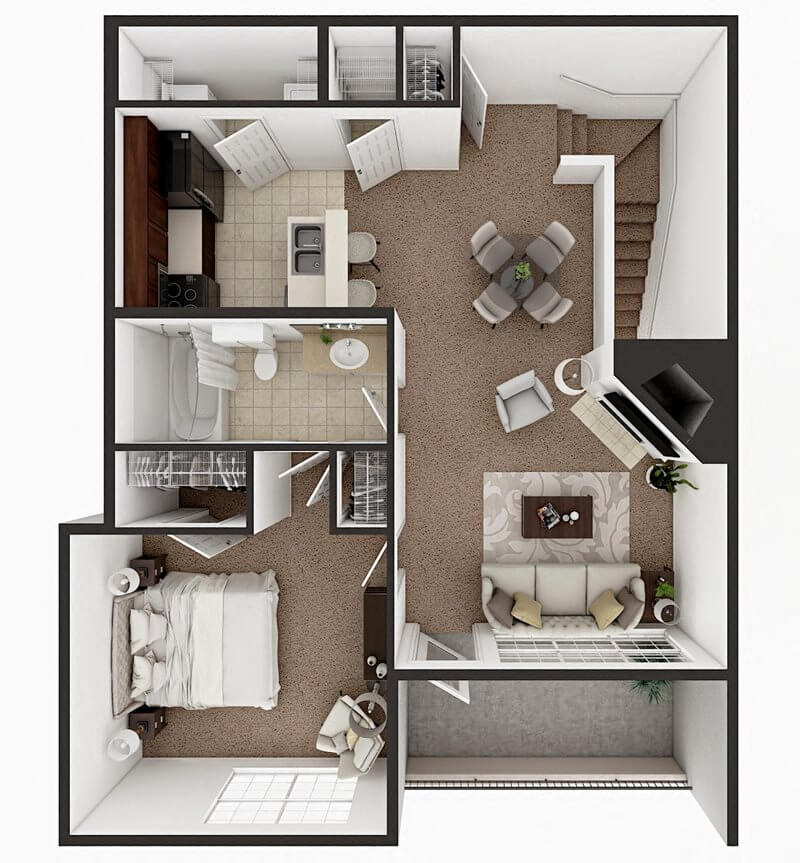 Lancaster Up floor plan